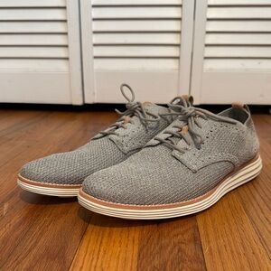 Cole Haan Men's Original Grand Gray Knit Oxford Shoes